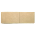 Pen Case - Double - Light Brown, Leatherette - 6-1/2" x 2"